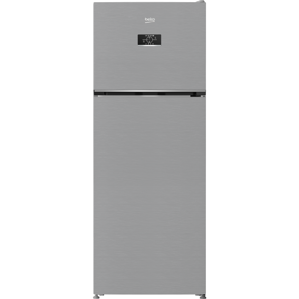 Beko Harvest Fresh Fridge 477 Liter Silver A+ Electronic Display Inverter