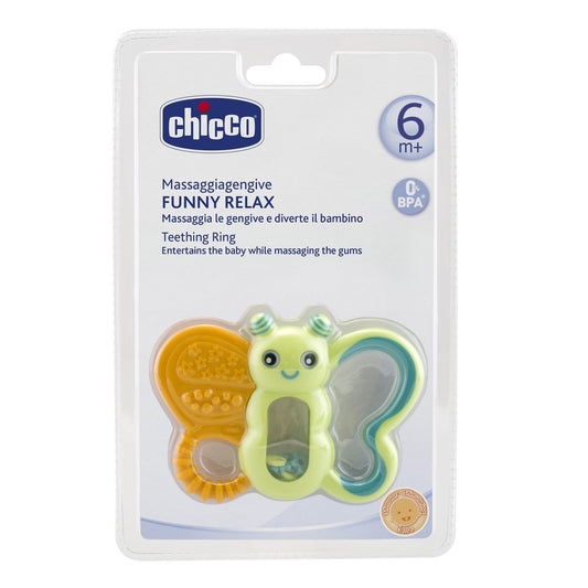 Funny Relax Teething Ring 6M+ 1PZ

