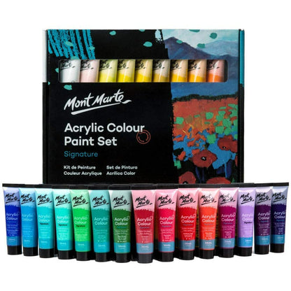 NEW Mont Marte Acrylic Paint Tube Set 36x36 ml