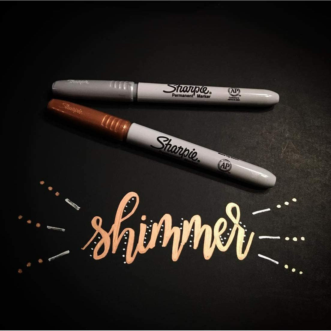 Sharpie Metallic Fine Permanent Marker - Pack of 3