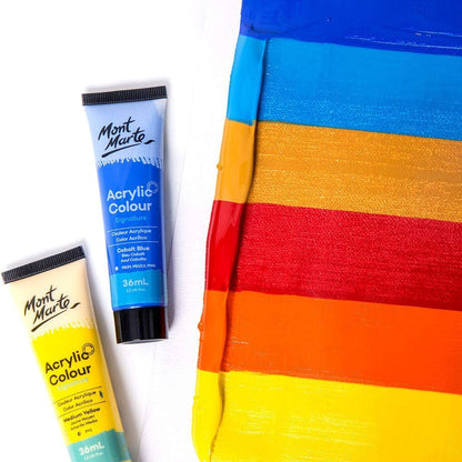 NEW Mont Marte Acrylic Paint Tube Set 36x36 ml