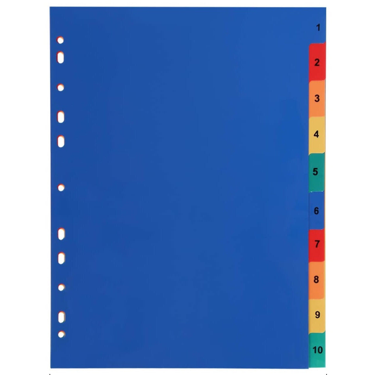 Usign 1-10 Dividers - Coloured