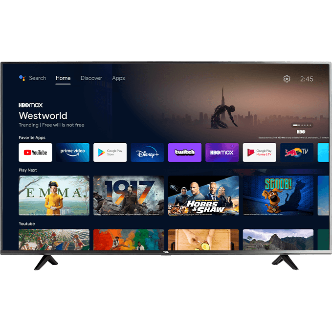 TCL 50 Inch 4K UHD TV AI-IN Android TV
