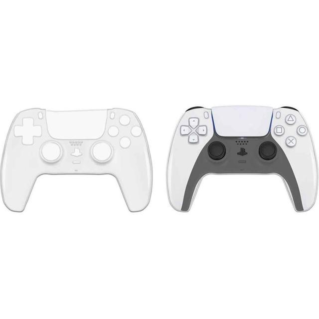 OTVO Crystal Case Hard Shell Cover for PS5 DualSense Controller Transparent