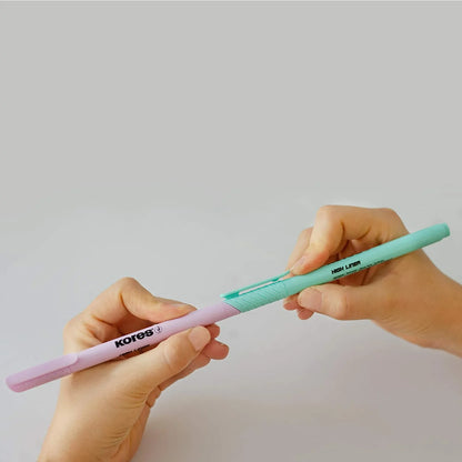 NEW Kores High Liner Narrow Pastel Highlighter - Set of 6