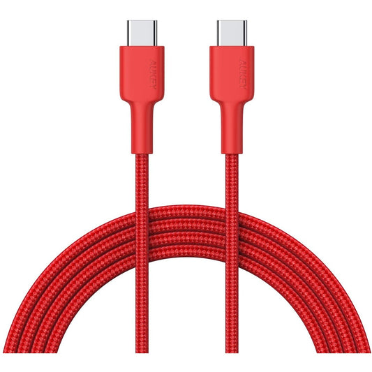 Aukey Braided Nylon USB-C to USB-C Cable(2m / 6.6ft) CB-CD19
