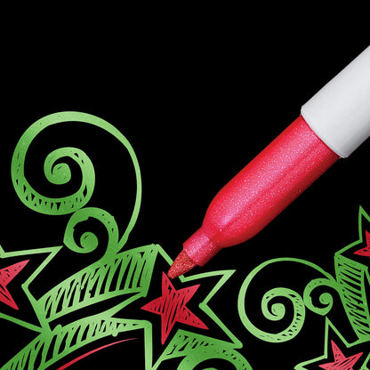 Sharpie Metallic Fine Permanent Marker - Pack of 3