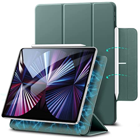 Magnetic case for 2021 Ipad pro 11 inch Green/black