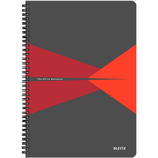 دفتر Leitz Spiral Notebook كلية مسطر 90 ورقة غلاف كرتوني A4