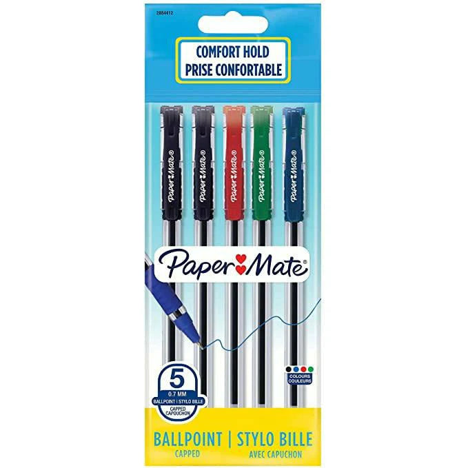 Paper Mate Brite Capped 0.7mm Needle Ballpoint Pen