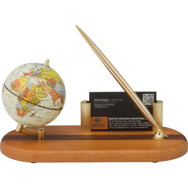 Bestar Desk Globe with Pen Stand + Pen