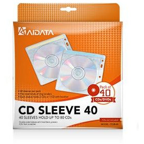Aidata CD/DVD Sleeve - Pack/40