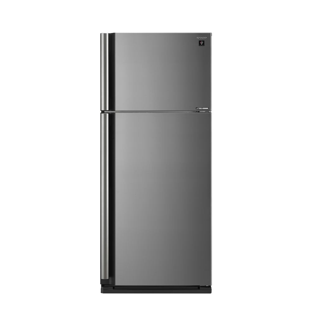 Sharp Inverter, 627 Liters Refrigerators SJ-SE77D-BK / SL +Free Gift R-34CT(ST)