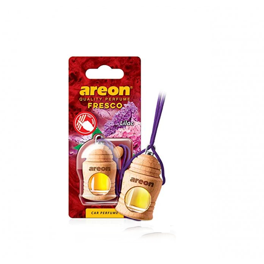 AREON Fresco FRTN12 Hanging Car and Home Air Freshener, Lilac