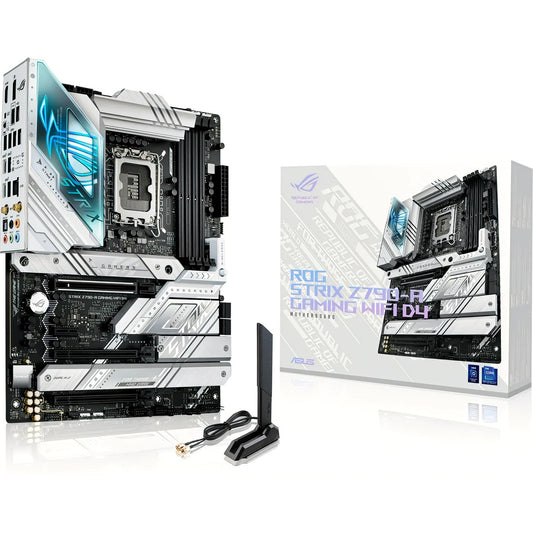 ASUS ROG Strix Z790-A Gaming WiFi 6E 4x M.2 slots PCIe 5.0 USB 3.2 Gen 2x2 Type-C® Aura Sync RGB