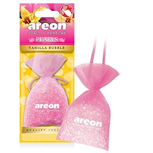 Areon Air Freshener Areon Pearls Vanilla Bubble Car Scent Tree Perfume