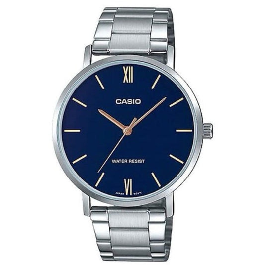 Casio, MTP-VT01D-2BUDF, Men's Watch - Stainless Steel