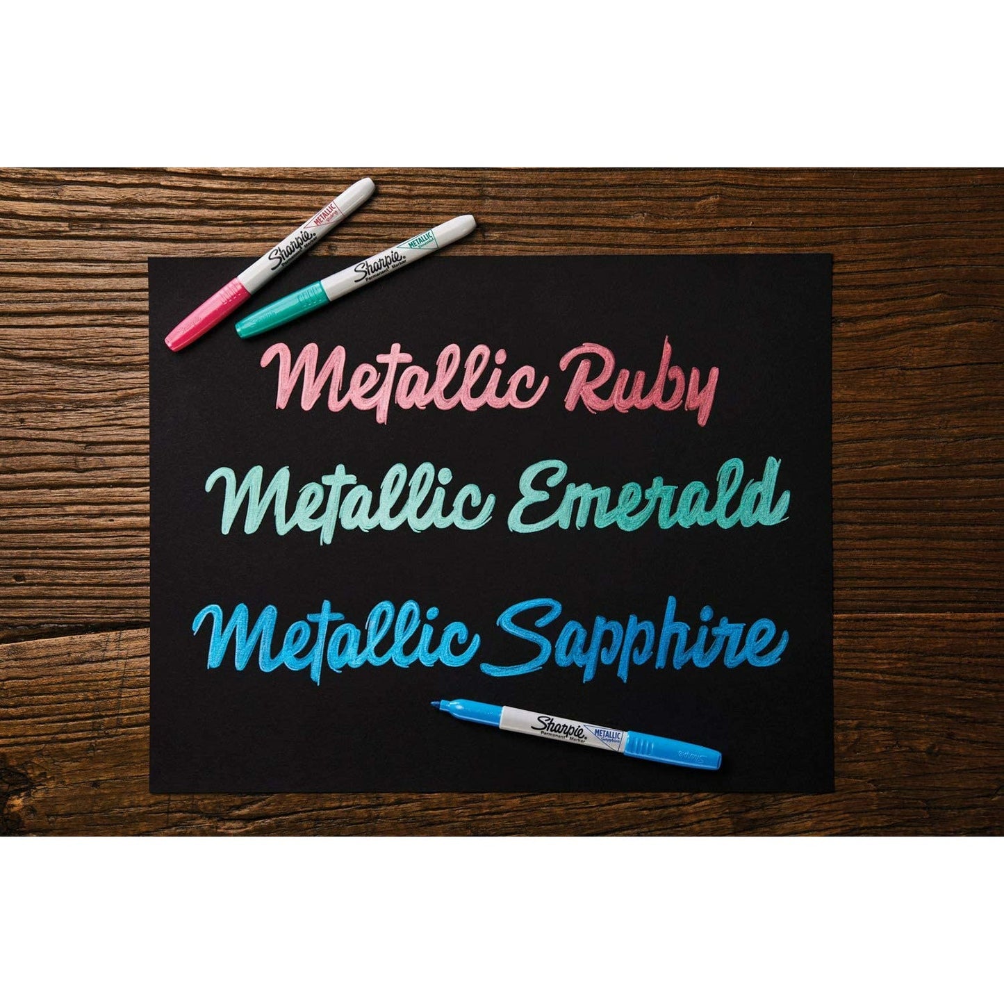 Sharpie Metallic Fine Permanent Marker - Pack of 3