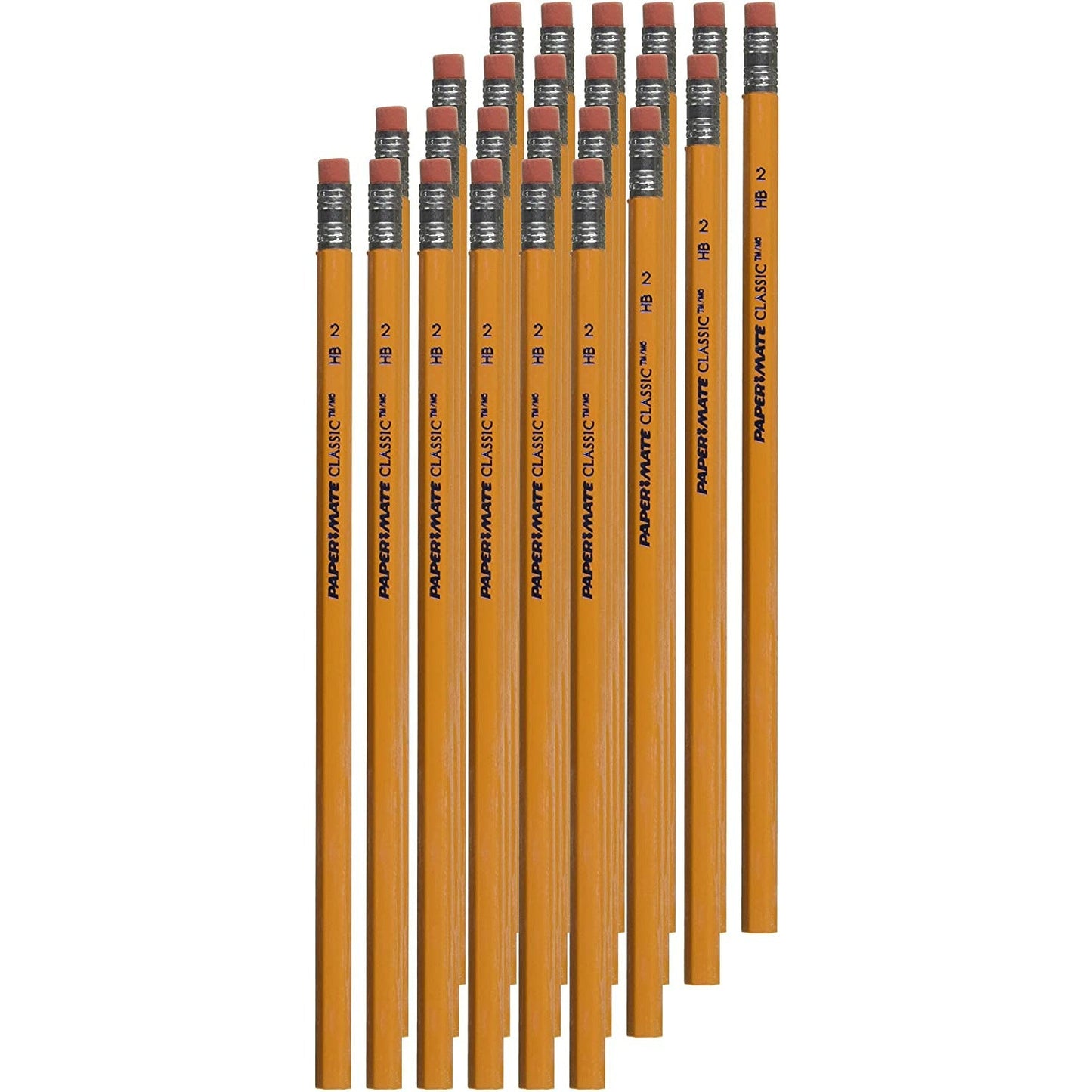 Papermate No.2 / HB American Pencils with Erasers Value Pack - Box of 72
