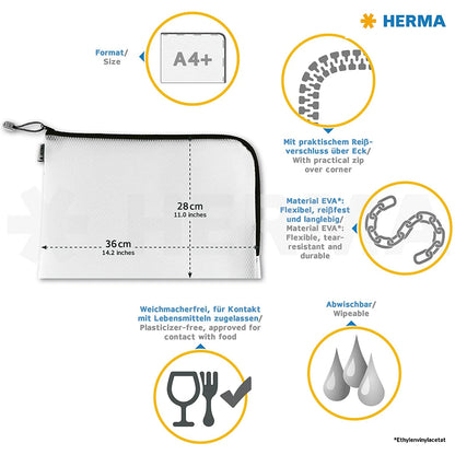 Herma Universal Zipper Bag A4+