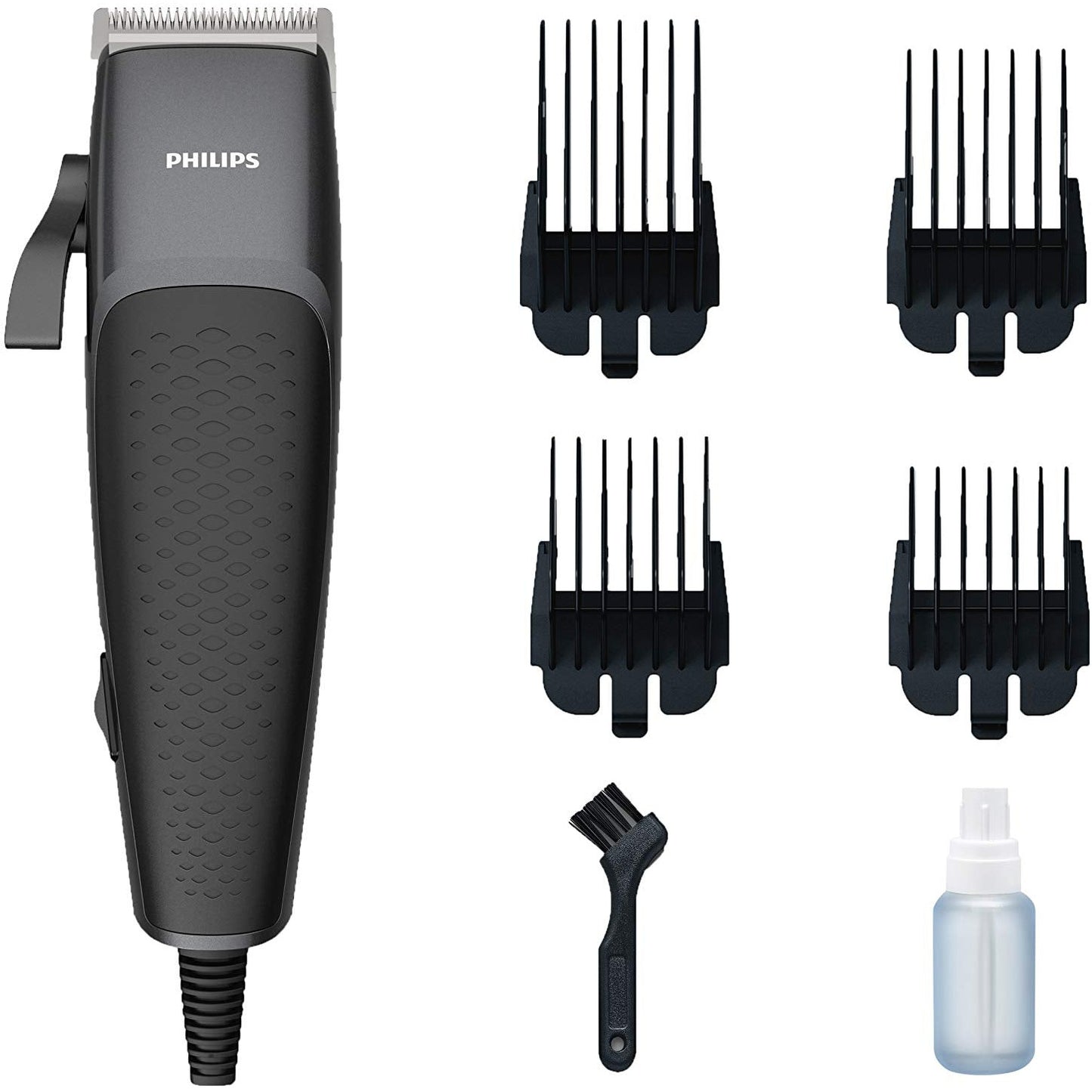 PHILIPS HC3100 HAIR CLIIPER COPPER MOTOR COIL STEEL BLADES 4CLICK-ON COMBS