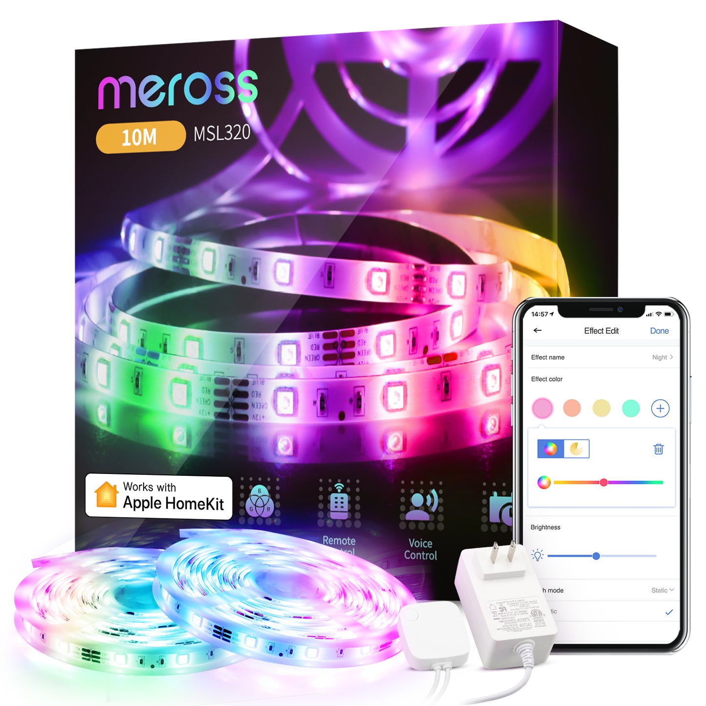 Meross Smart Wi-Fi Light Strip MSL320CHK