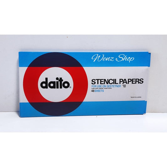 Daito Stencil Papers 230x490mm - Pack of 48 Sheets