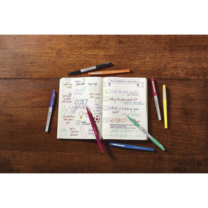 Paper Mate Flair Ultra Fine Felt Tip Pen 0.5mm - Assorted Fun Colors / Set of 4