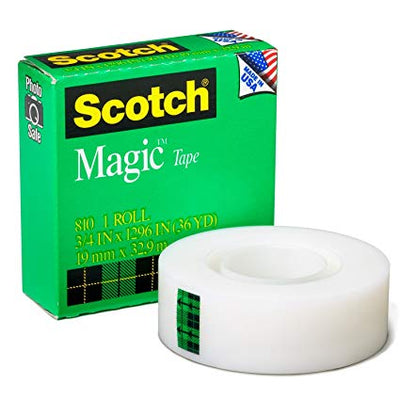 Scotch® Magic Tape 3/4" x 32.9m / Roll