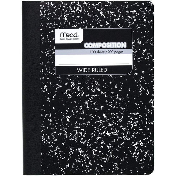 Mead Composition Notebook - Wide Ruled - 100 Sheets