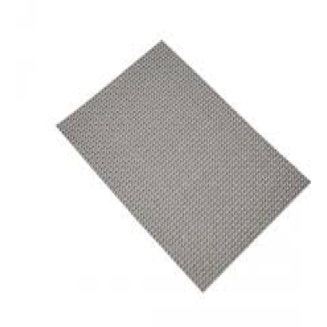 KitchenCraft Woven Placemat, Metallic Grey, 30x45cm