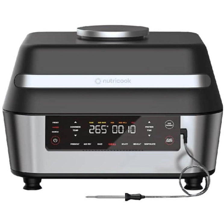 Nutricook Smart Indoor Grill/Air Fryer NC-AFG960 with Free Gift  MB4-0612M
