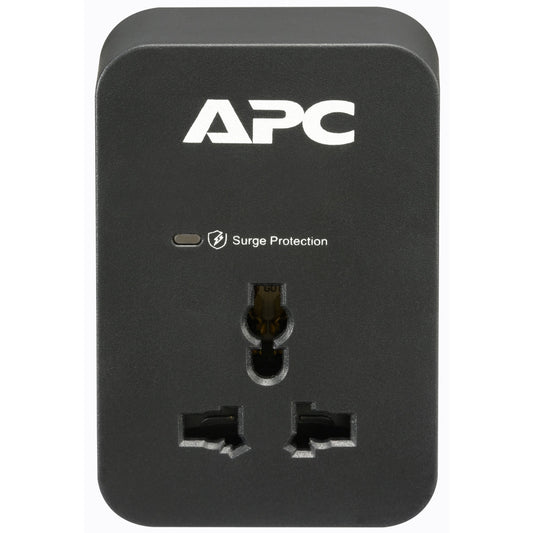 APC SurgeArrest Essential Surge Protector 1x Universal Outlet Plug - UK Input
