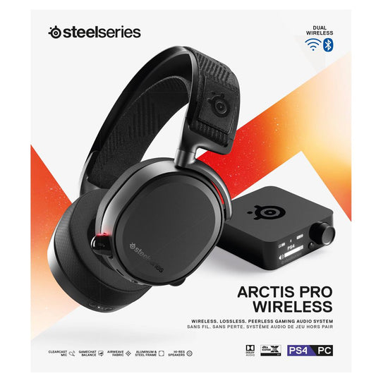 SteelSeries Arctis Pro Wireless Headset + Bluetooth for PS5/PS4 & PC