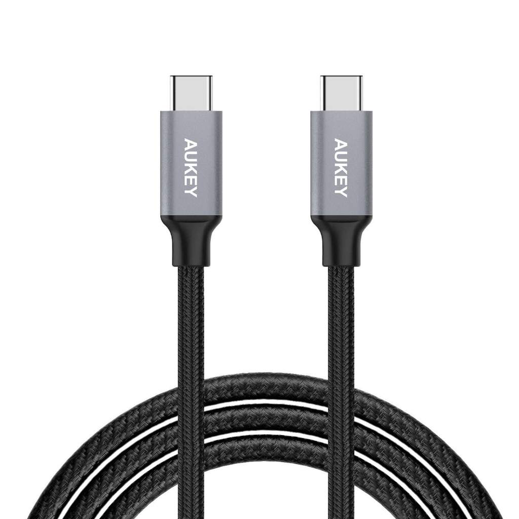 Aukey Braided Nylon USB 2.0 C to C Cable (2m / 6.6ft) CB-CD6