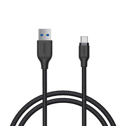 Aukey Braided Nylon USB 3.1 GEN1 to USB-C Cable (1.2m / 3.95ft) CB-AC1
