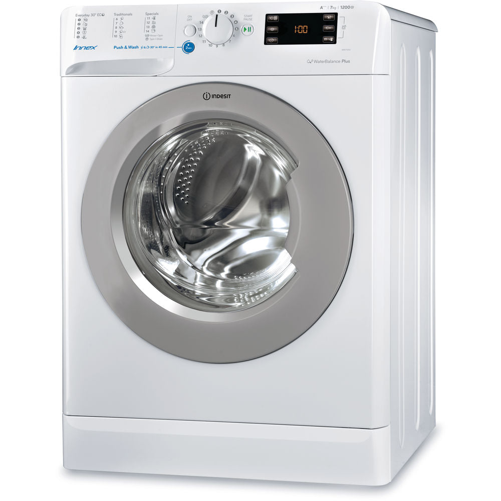 Indesit 7kg 1200RMP Washing Machine BWE71253XWSSSEU - White