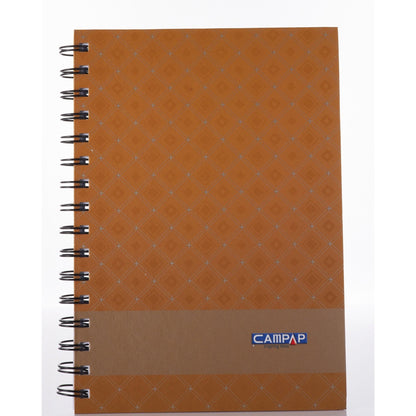 CampAp Hard Cover Spiral Notebook 70 GSM - A5
