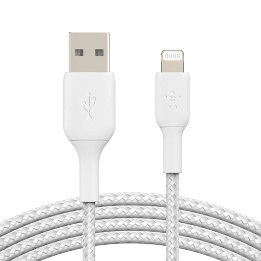 Belkin BOOST CHARGE Lightning Cable Braided 0.15M White ARCO0024753