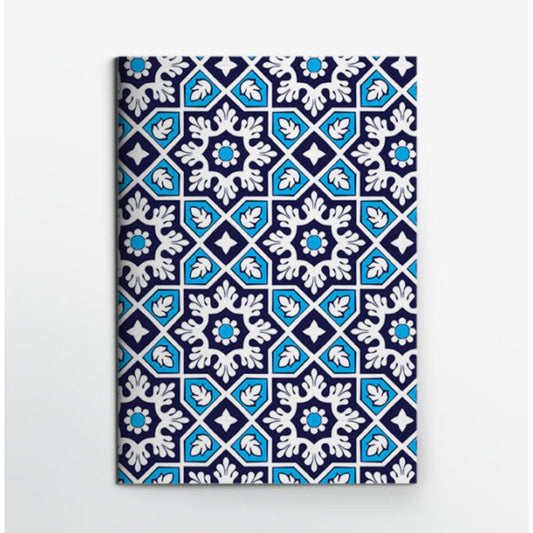 Blue Ceramic Oriental Notebook