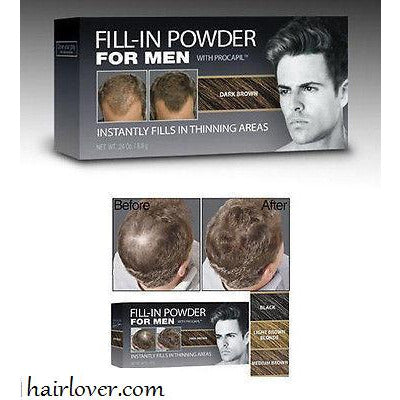 Hairlover COVERY YOUR GRAY FILL IN POWDER DARK BROWN / MEN
