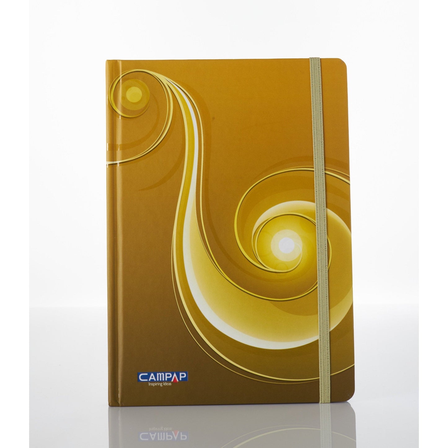 CampAp Hard Cover Journal with Elastic Band Lined 70 GSM - A5
