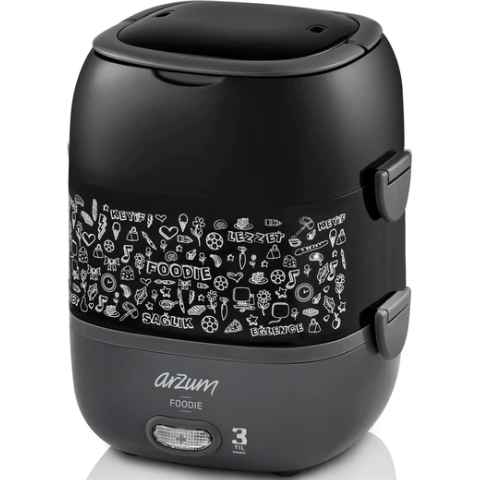 Arzum Electric Heated lunch Box from 2 layers