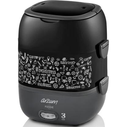 Arzum Electric Heated lunch Box from 2 layers