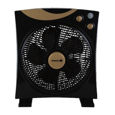TEKMAZ Box Fan 12" - Black  NAS-012F