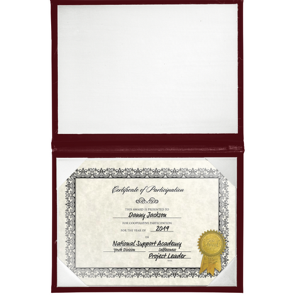 Diploma Certificate Padded Folder - A4