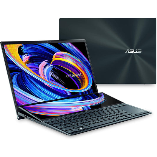 ASUS ZenBook Duo 14 UX482EG NEW Intel 11th Gen Core i7 4-Cores Dual Monitor Touch Screen - Celestial Blue