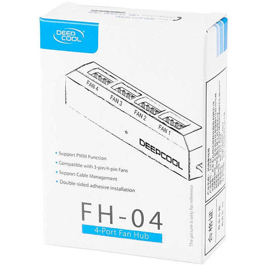 DeepCool Fan Hub Control 4PWM Fan Speed Supports Fan 3Pin/4Pin
