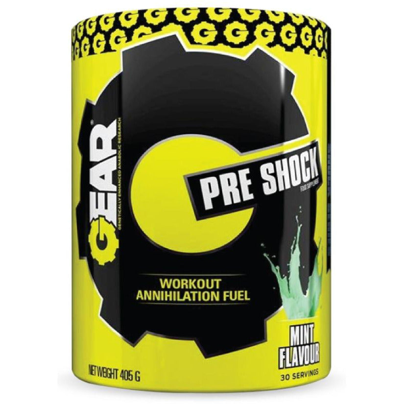 Gear Pre-Shock 405 gm / 30 servings / multi flavor