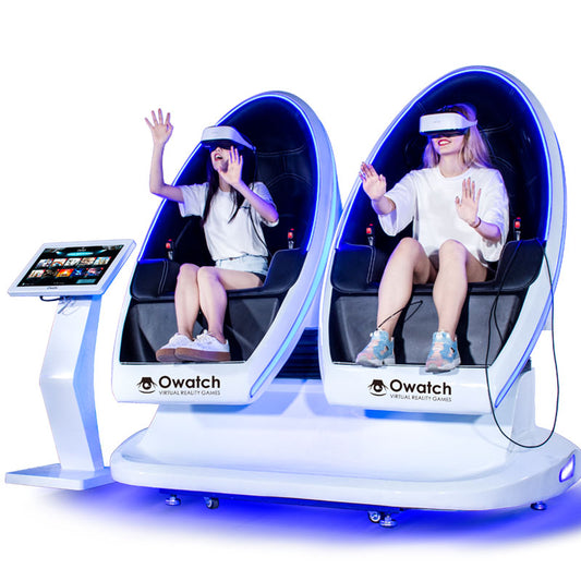 Owatch 9D VR Cinema Egg Chair 2 Seats Virtual Reality Simulator